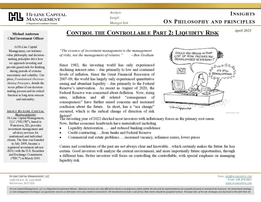 Control-the-Controllable-Part-2-Liquidity-Risk-pdf | | Hi-Line Capital Management
