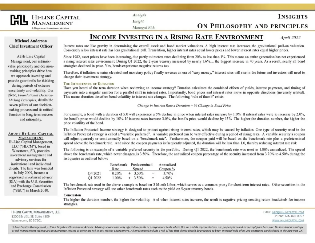 Income-Investing-in-a-Rising-Rate-Environment-pdf | | Hi-Line Capital Management