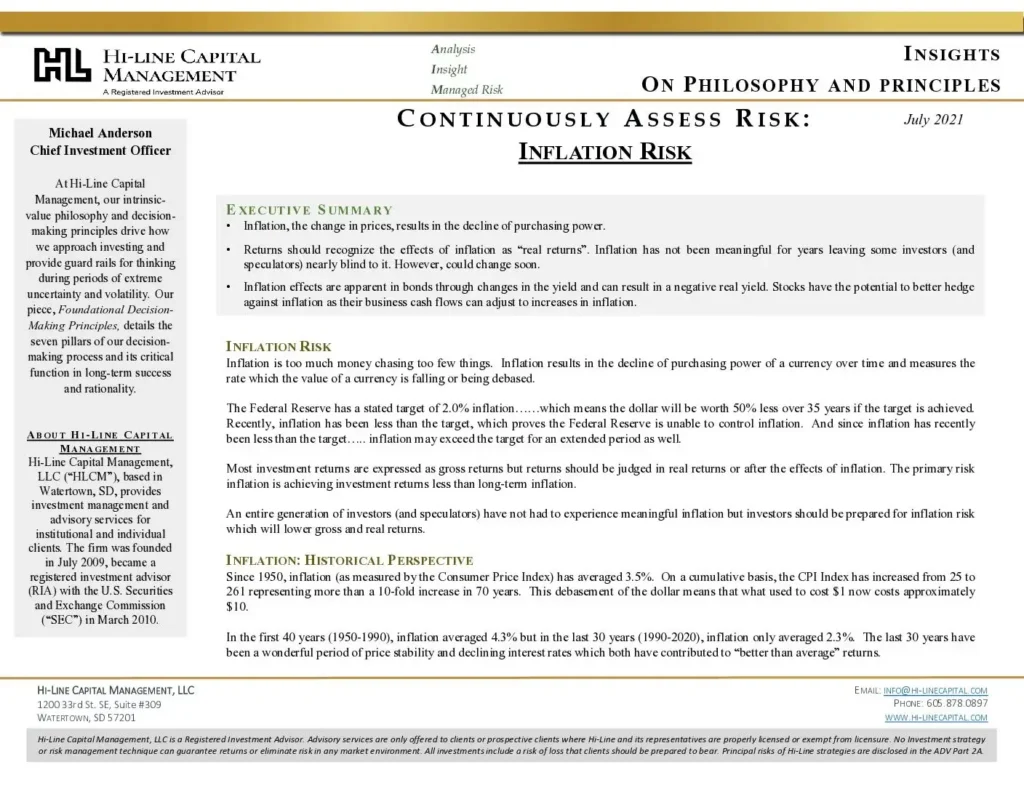 Inflation-Risk-pdf | | Hi-Line Capital Management