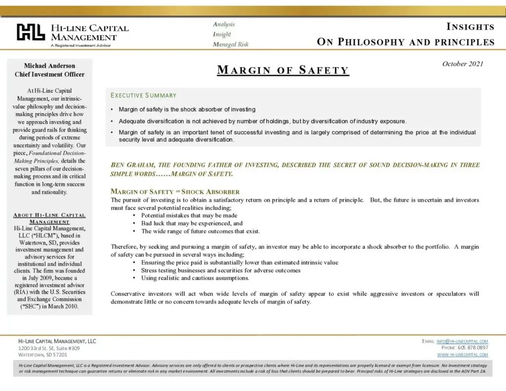 Margin-of-Safety-pdf | | Hi-Line Capital Management