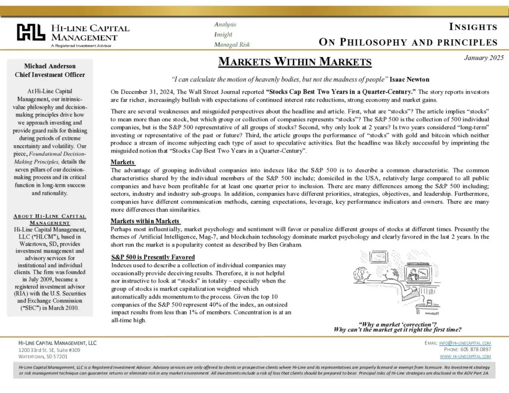 Markets-within-Markets-pdf | | Hi-Line Capital Management